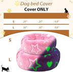 Round Replacement Dog Bed Cover - Image 4