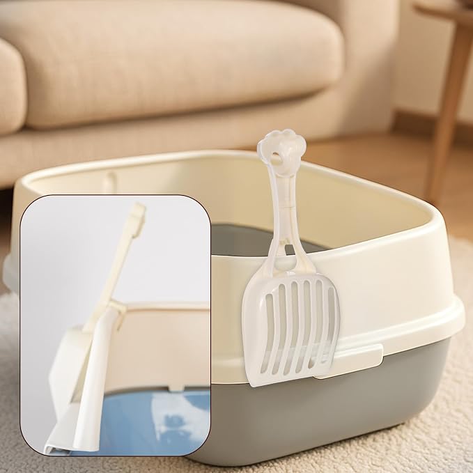 Cat Litter Scoop, Durable Plastic Kitty Litter Sifter Scooper - Image 6