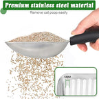 Cat Litter Scoop -Metal Cat Litter Scoop-Sturdy Mesh Scooper - Image 3