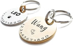 HM001 Cats Dogs ID Tags Personalized Lovely Symbols Pets Collar Name by Acatinthetree