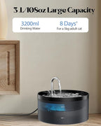 Cat Water Fountain Pet Fountain: Cat Water Dispenser - 108oz/3.2L Automatic Pet - Image 3