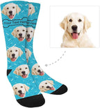 MyPupSocks Custom Personalized Photo Pet Face Socks, Cat and Dog Tracks Paws - Image 3