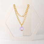 HOWWFALY Dog Collar and Cat Chain Necklace Stainless Steel Adjustable 18K Gold - Image 7