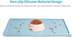 AUDWUD Silicone Waterproof Pet Feeding Mats, Anti Slip Bowl Pad, Dog Mat - Image 2