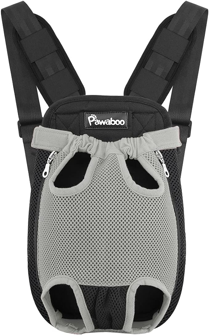Pawaboo Pet Carrier Backpack, Adjustable Pet Front Cat Dog Carrier Backpack by Pawaboo