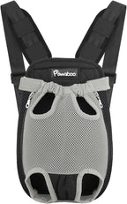 Pawaboo Pet Carrier Backpack, Adjustable Pet Front Cat Dog Carrier Backpack by Pawaboo