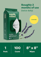 Earth Rated Dog Wipes, Hypoallergenic, 3-in-1 Cleaning and Hydrating, - Image 8
