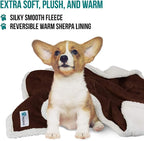 PetAmi Dog Blanket for Medium Large Dogs, Pet Bed Blanket Cat Puppy Kitten - Image 2