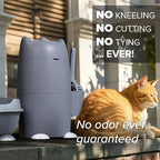 Red Rocket Pets Cat Litter Trash Can Kitty Twister Plus, No Smell Litter - Image 4