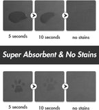 MontVoo-Absorbent Pet Feeding Mat-No Stains Pet Mat - Image 2