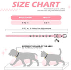 EXPAWLORER Cat Collar for Girl Boy Cats- Adjustable Leather Pet Collar - Image 2