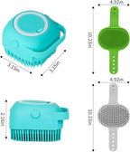 Comotech 6PCS Dog Bath Brush & Dog Toothbrush | Adjustable Handle Shampoo Brush - Image 6