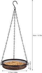 Hanging Bird Feeder & Tray&Metal Mesh Platform & Feeder Hanging - Image 3