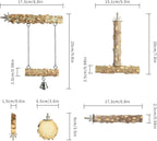 Bird Perches, Bird Perch Chewing Stick Cage Accessories Parrot Climbing - Image 2