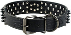 Serijoars Spiked Studded Dog Collar, PU Leather Dog Collar, Adjustable Pet - Image 5
