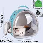 Portable Small Animal Backpack Travel Breathable Pet Carrier Bag Cages - Image 2
