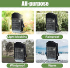 DONGKER Bird Cage Cover, Waterproof Bird Black-Out Cover Breathable - Image 6