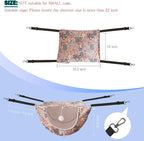 JSPYFITS Cat Cage Hammock, Double Layer Hanging Adjustable Soft Pet Bed Suitable - Image 4