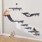 Wall-Mounted Cat Climber Set by Sobly