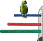 10 Pcs Parrot Perch Stand Bird Perch Stand Toy Colorful Paw Grinding Stick Cage - Image 6