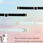 Cat Collar-2 Pack Cat Collar Black and White Linnet - Image 4