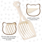 Cat Litter Scoop, Durable Plastic Kitty Litter Sifter Scooper - Image 3