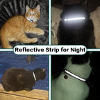 Airtag Cat Collar Breakaway, Reflective Kitten Collar - Image 6