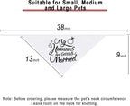 Engagement Gift, My Humans are Getting Married Dog Bandana, Wedding Photo Prop - Image 4