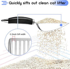 Stainless Steel Cat Litter Scoop, Metal Cat Litter Scoop, Kitty Metal Scooper - Image 4