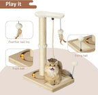 PAWSFANS Cat Scratching Post, Sisal Scratch Posts - Image 3