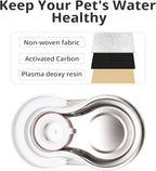 8Pcs Gravity Pet Water Fountain Filters, Automatic Pet Waterer Replacement - Image 5