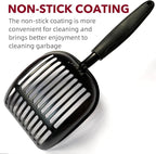 Cat Litter Scoop, Kitty Metal Scooper, Aluminum Alloy Sifter, Kitten Pooper - Image 7