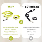 4.2FT Dog Collar and Leash Set, PVC Waterproof Adjustable Odor Proof Pet - Image 3