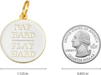 Two Tails Pet Company Personalized 'Nap Hard, Play Hard' Pet ID Tag & Collar - Image 2