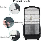 ASOCEA Bird Cage Seed Catcher, Universal Bird Cage Cover Skirt, Adjustable - Image 3