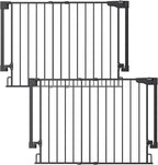 Cumbor 2 Pack 29.2-43" No Bottom Bar Baby Gate by Cumbor