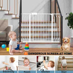 57.5-62" Extra Wide Baby Gate for Doorways - Image 8