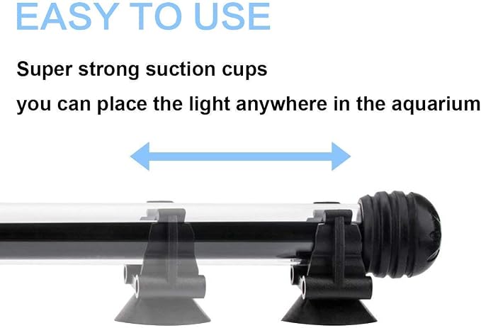 LED Aquarium Light, 7.5inch Colorful Fish Tank Light Submersible Underwater - Image 6