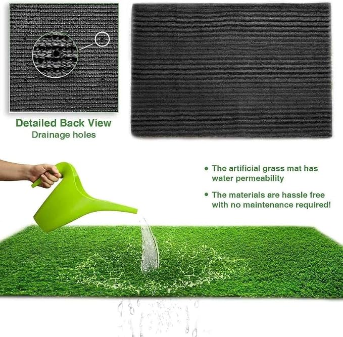 ALTRUISTIC Artificial Grass 9FTX12FT, Realistic Fake Grass Deluxe Turf - Image 5