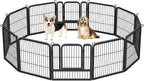 Yaheetech Dog Playpen Outdoor, 24 inch 24 Panels Dog Pen Indoor Heavy Duty by Yaheetech
