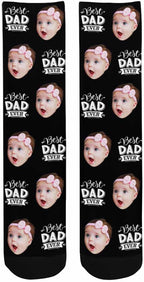MyPupSocks Custom Personalized Photo Pet Face Socks, Cat and Dog Tracks Paws - Image 5