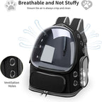 Cat Backpack Carrier for Cats and Small Dogs, Breathable Cat Bubble Backpack - Image 2