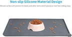 AUDWUD Silicone Waterproof Pet Feeding Mats, Anti Slip Bowl Pad, Dog Mat - Image 2