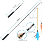 ZPH Cat Toys Interactive for Indoor Cats, Interactive Feather Toy for Teaser - Image 5