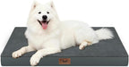 Large Comfy Washable Dog Bed, Orthopedic Egg Crate Foam Dog Crate Mat by TailStories