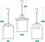 3PK Metal Frame Hummingbird Swings and Perches - Image 2