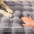 Self-Warming Dog Bed, Plush Faux Fur Mat - Image 3