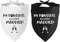 Getting Married Pet Dog Bandana, Engagement Announcement Dog Wedding Bandana by YROVWENQ
