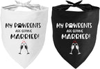 Getting Married Pet Dog Bandana, Engagement Announcement Dog Wedding Bandana by YROVWENQ