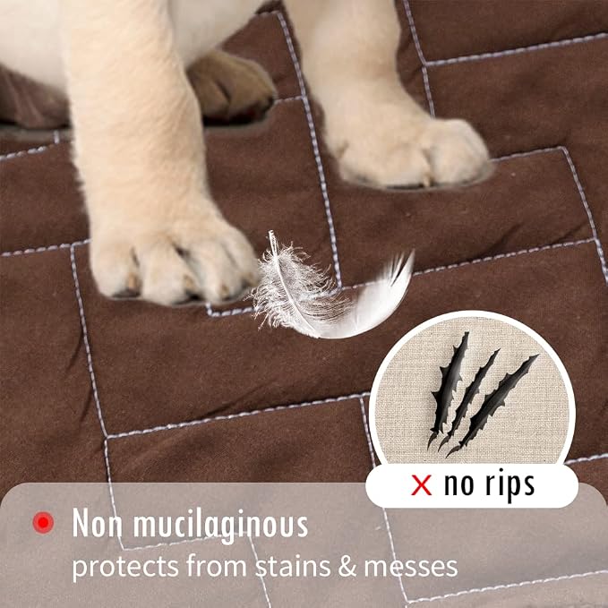 fuguitex Waterproof Dog Bed Cover Couch Cover - Image 4